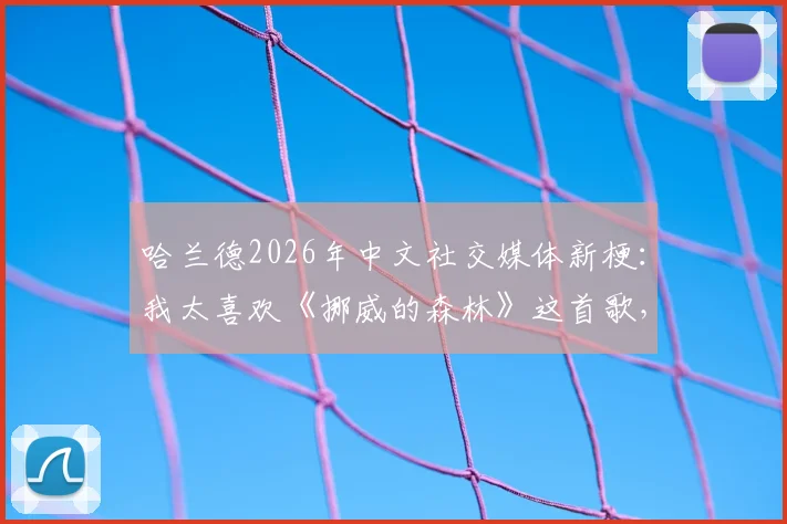 哈兰德2026年中文社交媒体新梗：我太喜欢《挪威的森林》这首歌，粉丝直呼太会玩